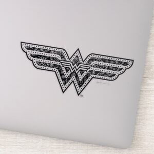 Wonder Woman Paisley Logo Sticker