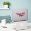 Wonder_Woman_Pink_Camellia_Flowers_Logo_Sticker_3 Wonder Woman Pink Camellia Flowers Logo Sticker