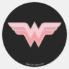 Wonder_Woman_Pink_and_Orange_Mesh_Logo_Classic_Round_Sticker_1 Wonder Woman Pink And Orange Mesh Logo Classic Round Sticker