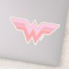 Wonder_Woman_Pink_and_Orange_Mesh_Logo_Sticker_1 Wonder Woman Pink And Orange Mesh Logo Sticker