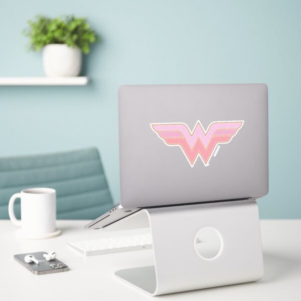Wonder_Woman_Pink_and_Orange_Mesh_Logo_Sticker_3 Wonder Woman Pink And Orange Mesh Logo Sticker