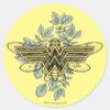 Wonder_Woman_Queen_Bee_Logo_Classic_Round_Sticker_1 Wonder Woman Queen Bee Logo Classic Round Sticker