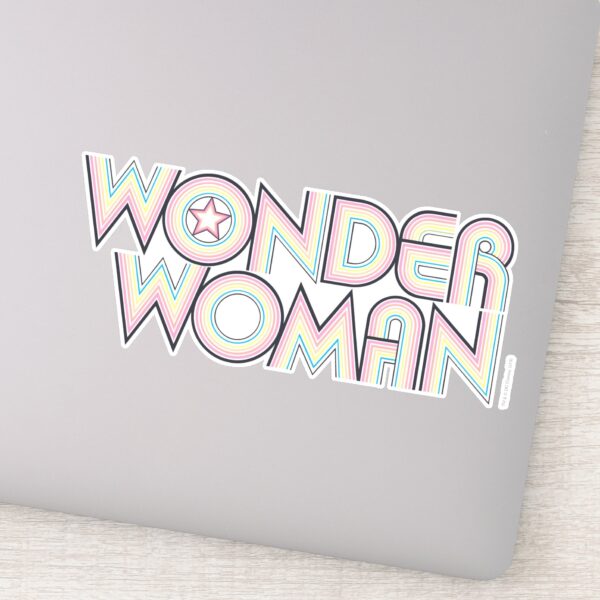 Wonder_Woman_Rainbow_Logo_Sticker_1 Wonder Woman Rainbow Logo Sticker