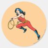 Wonder_Woman_Red_Outfit_Classic_Round_Sticker_1 Wonder Woman Red Outfit Classic Round Sticker