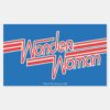 Wonder_Woman_Red_and_Blue_Stripe_Logo_Rectangular_Sticker_1 Wonder Woman Red And Blue Stripe Logo Rectangular Sticker