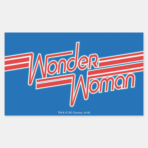 Wonder_Woman_Red_and_Blue_Stripe_Logo_Rectangular_Sticker_1 Wonder Woman Red And Blue Stripe Logo Rectangular Sticker