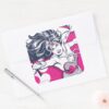 Wonder Woman Retro Glam Character Art Square Sticker