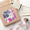 Wonder Woman Retro Glam Character Art Square Sticker