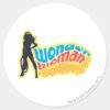 Wonder_Woman_Silhouette_Classic_Round_Sticker_1 Wonder Woman Silhouette Classic Round Sticker