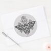 Wonder_Woman_Spiritual_Paisley_Hamsa_Logo_Classic_Round_Sticker_3 Wonder Woman Spiritual Paisley Hamsa Logo Classic Round Sticker