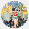 Wonder_Woman_Starring_Pat_Carbine_Classic_Round_Sticker_1 Wonder Woman Starring Pat Carbine Classic Round Sticker