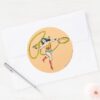Wonder_Woman_Swinging_Lasso_Classic_Round_Sticker_3 Wonder Woman Swinging Lasso Classic Round Sticker