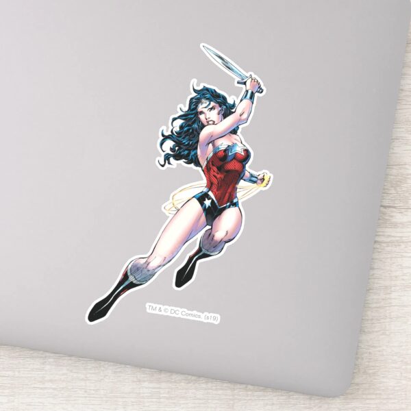 Wonder_Woman_Swinging_Sword_Sticker_1 Wonder Woman Swinging Sword Sticker