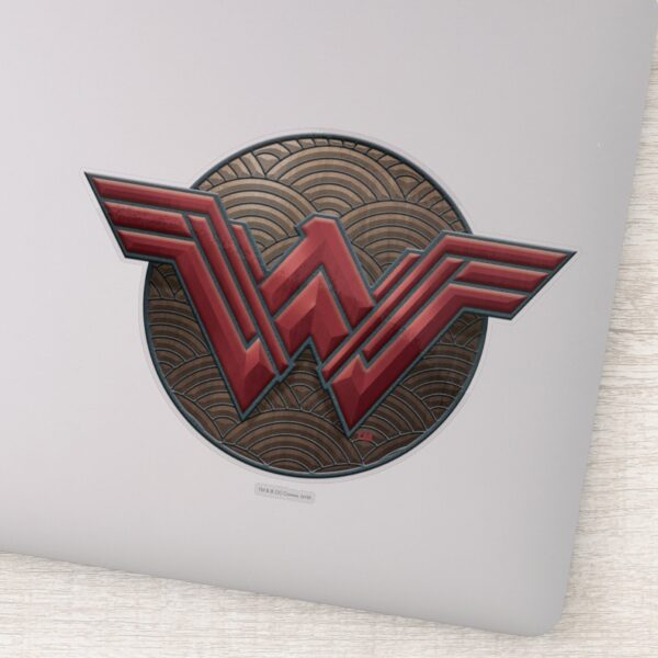 Wonder_Woman_Symbol_Over_Concentric_Circles_Sticker_1 Wonder Woman Symbol Over Concentric Circles Sticker