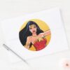 Wonder_Woman_With_Lasso_-_Fight_For_Justice_Classic_Round_Sticker_3 Wonder Woman With Lasso Fight For Justice Classic Round Sticker