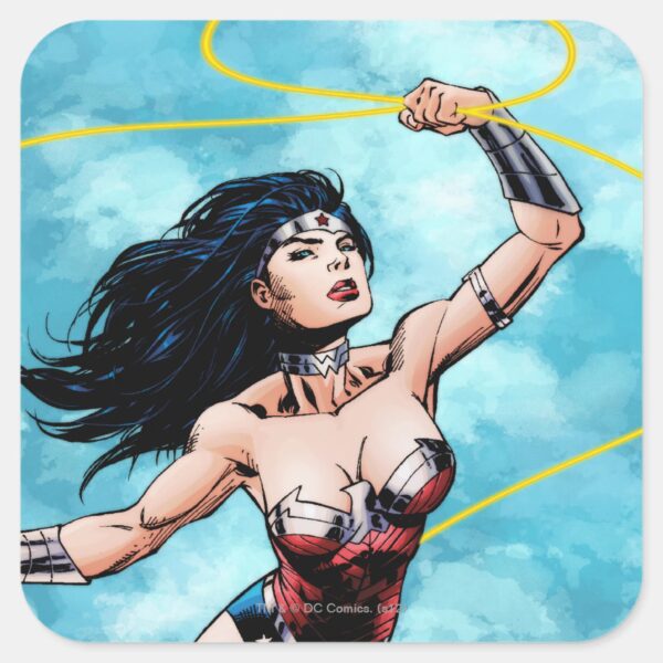 Wonder_Woman_&_Lasso_of_Truth_Square_Sticker_1 Wonder Woman Lasso Of Truth Square Sticker