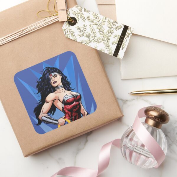 Wonder_Woman_&_Sword_Square_Sticker_5 Wonder Woman Sword Square Sticker