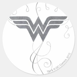 Wonder Woman Beauty Bliss Logo Classic Round Sticker