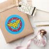 Wonder_Woman___Circle_&_Stars_Logo_Classic_Round_Sticker_6 Wonder Woman Circle Stars Logo Classic Round Sticker