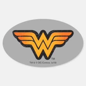 Wonder_Woman___Seasonally_Inspired_Logo_Oval_Sticker_1 Wonder Woman Seasonally Inspired Logo Oval Sticker