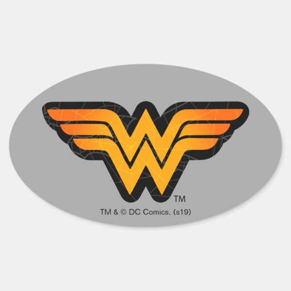 Wonder_Woman___Seasonally_Inspired_Logo_Oval_Sticker_1 Wonder Woman Seasonally Inspired Logo Oval Sticker