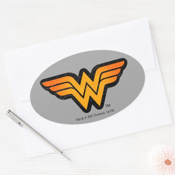 Wonder_Woman___Seasonally_Inspired_Logo_Oval_Sticker_3 Wonder Woman Seasonally Inspired Logo Oval Sticker