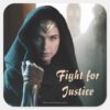 Wonder_Woman_in_Cloak_Square_Sticker_1 Wonder Woman In Cloak Square Sticker