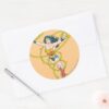 Wonder_Woman_in_Lasso_Classic_Round_Sticker_3 Wonder Woman In Lasso Classic Round Sticker