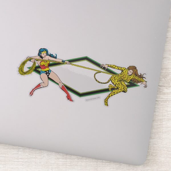 Wonder_Woman_vs_The_Cheetah_Sticker_1 Wonder Woman Vs The Cheetah Sticker