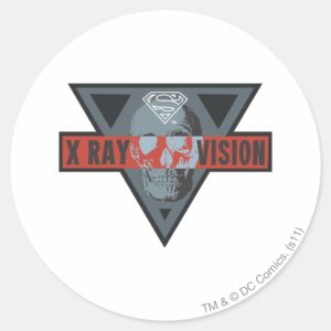 X Ray Vision Classic Round Sticker