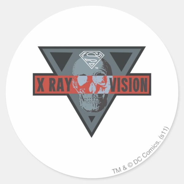 X-Ray_Vision_Classic_Round_Sticker_1 X Ray Vision Classic Round Sticker