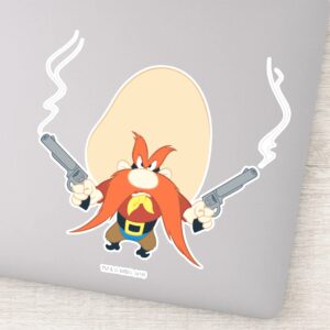 Yosemite Sam Back Off Sticker