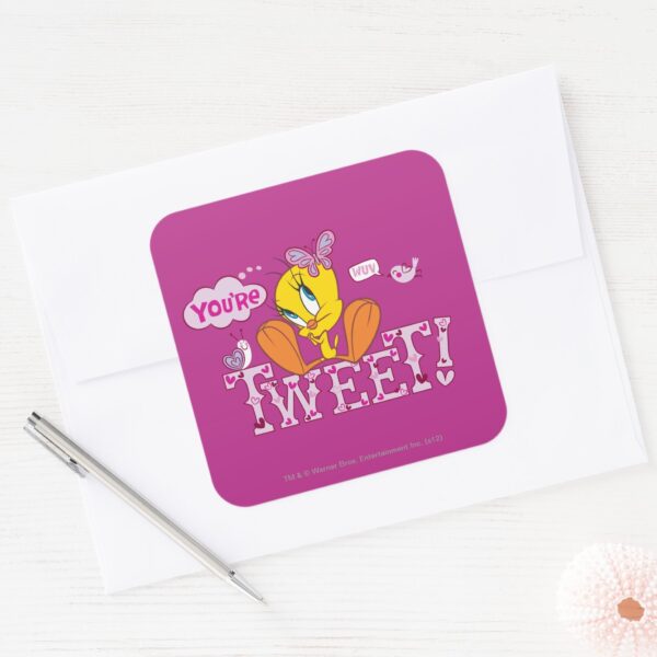 You're_Tweet_Square_Sticker_3 Youre Tweet Square Sticker