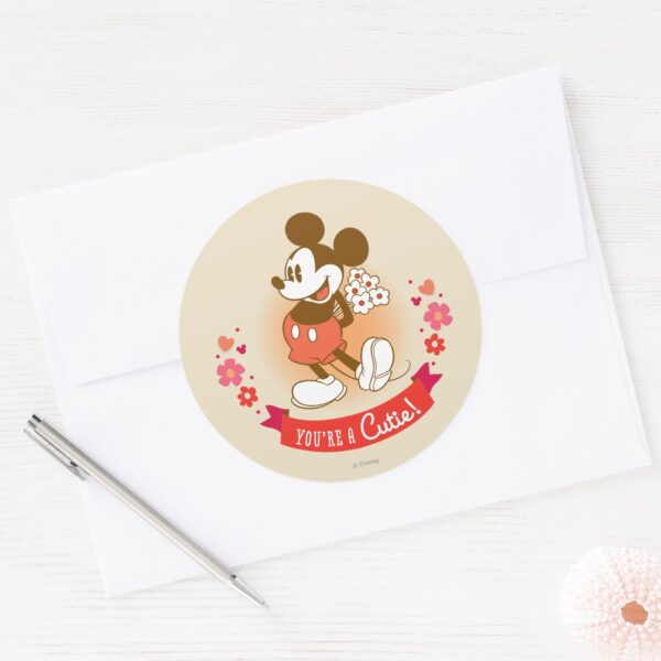 You're_a_Cutie!_Classic_Round_Sticker_3 Youre A Cutie Classic Round Sticker