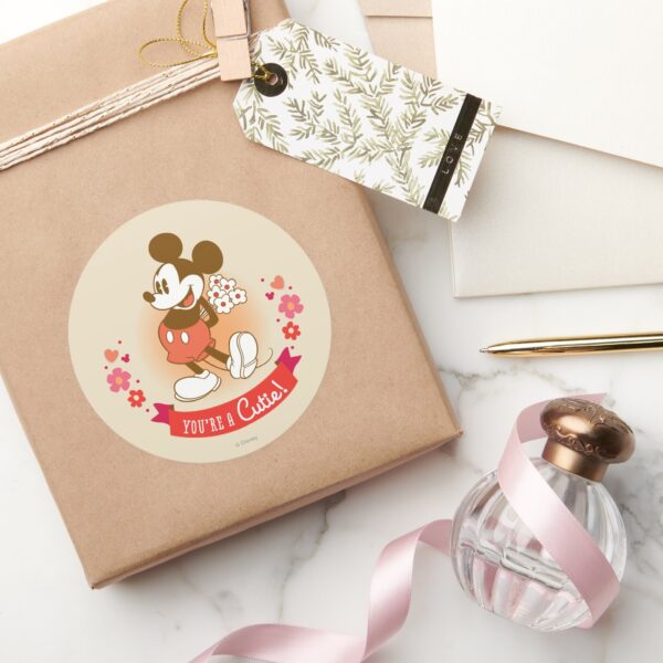 You're_a_Cutie!_Classic_Round_Sticker_5 Youre A Cutie Classic Round Sticker