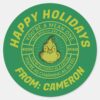 You're_a_Mean_One_Mister_Grinch___Merry_Christmas_Classic_Round_Sticker_1 Youre A Mean One Mister Grinch Merry Christmas Classic Round Sticker