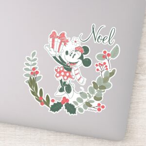 Yuletide Joy Minnie Noel Sticker