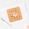 Zero's_Trick_or_Treat_Excitement_Square_Sticker_3 Zeros Trick Or Treat Excitement Square Sticker
