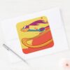 Zooming_ROAD_RUNNER™_Square_Sticker_3 Zooming ROAD RUNNER™ Square Sticker