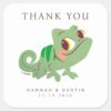 ascal_Tangled_Thank_You_Wedding_Square_Sticker_2 Ascal Tangled Thank You Wedding Square Sticker