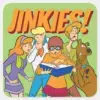 Scooby Doo And The Gang Investigate Book Square Sticker