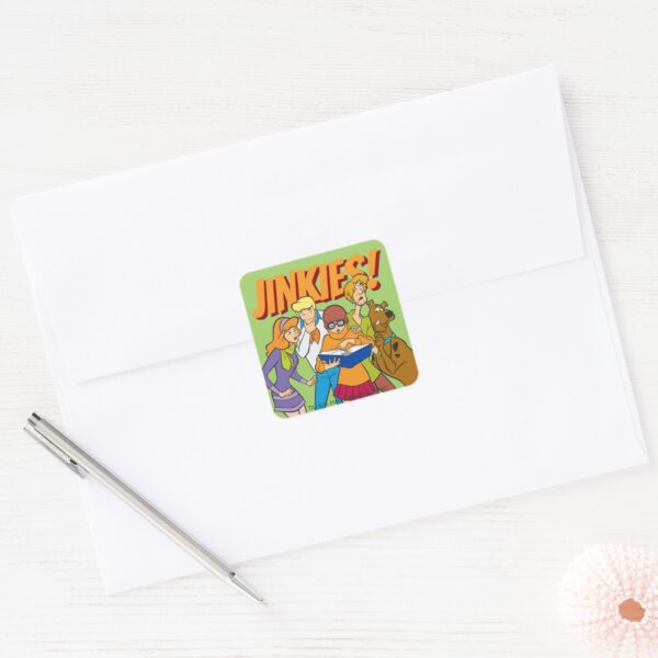 scooby_doo_and_the_gang_investigate_book_square_sticker_3 Scooby Doo And The Gang Investigate Book Square Sticker