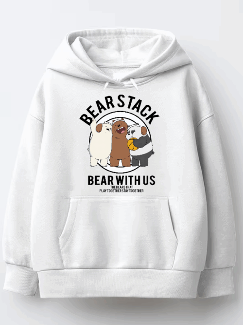 A Trio of Friendship Bear With Us  Hoodie