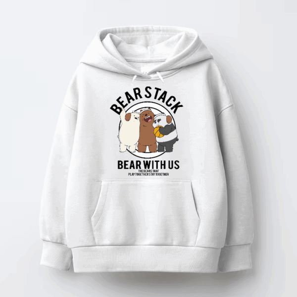 A Trio of Friendship Bear With Us  Hoodie