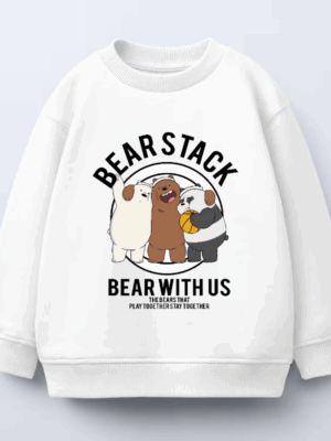 A Trio Of Friendship Bear With Us Crewneck Sweatshirt Crewneck Sweatshirt