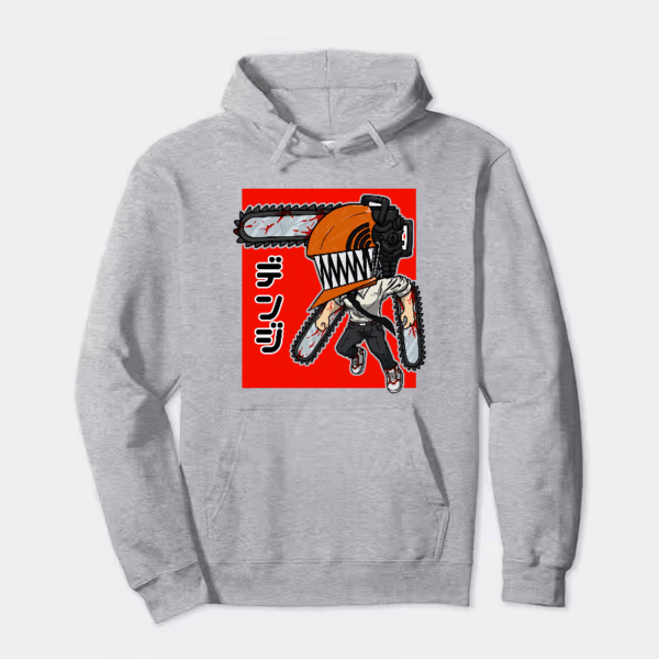 Adorable Chainsaw Man Chibi Denji Hoodie