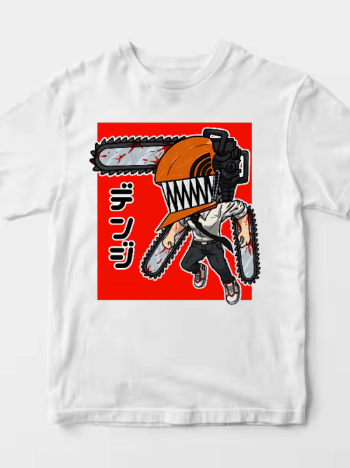 Adorable Chainsaw Man Chibi Denji Unisex T-Shirt