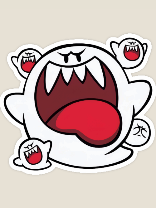 Adorable Ghibli Ghost Sticker