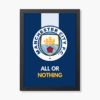 All or Nothing Manchester City Pride Poster