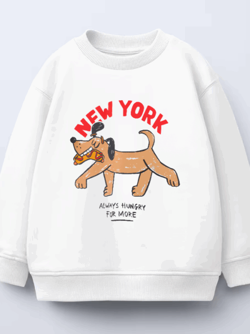Always Hungry For More New York Street Style Crewneck Sweatshirt